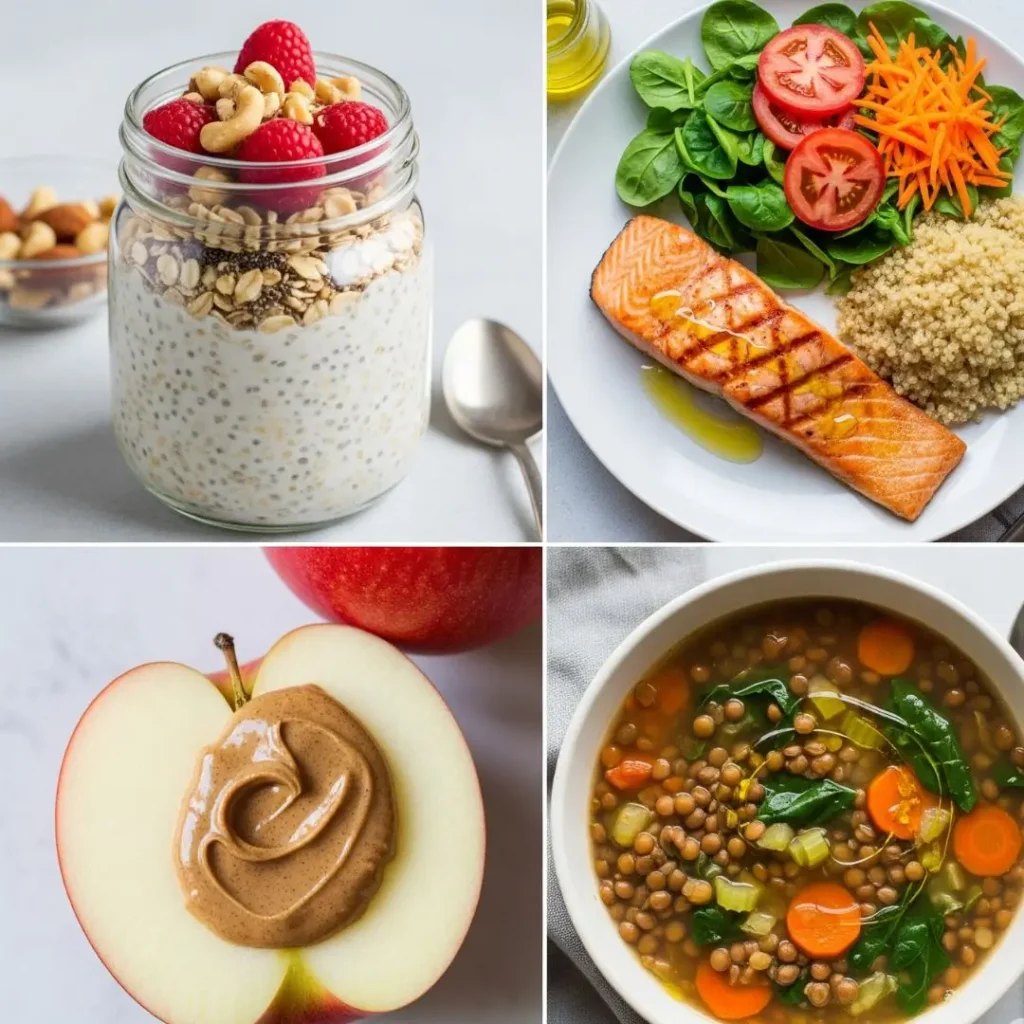 Exemplo de um cardápio diário de alimentação para o intestino