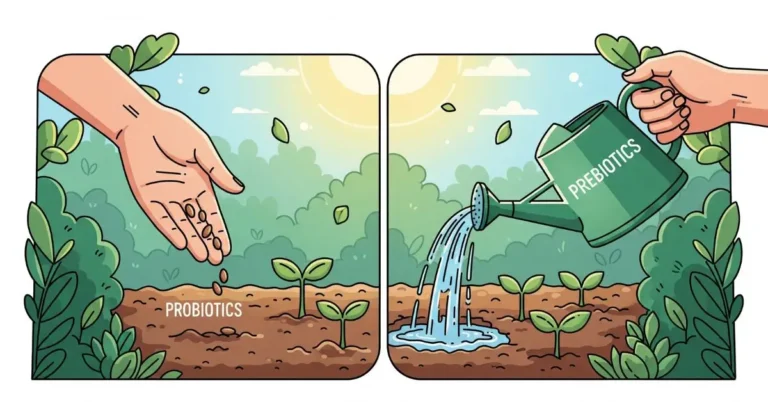 é melhor tomar probiótico ou prebiótico