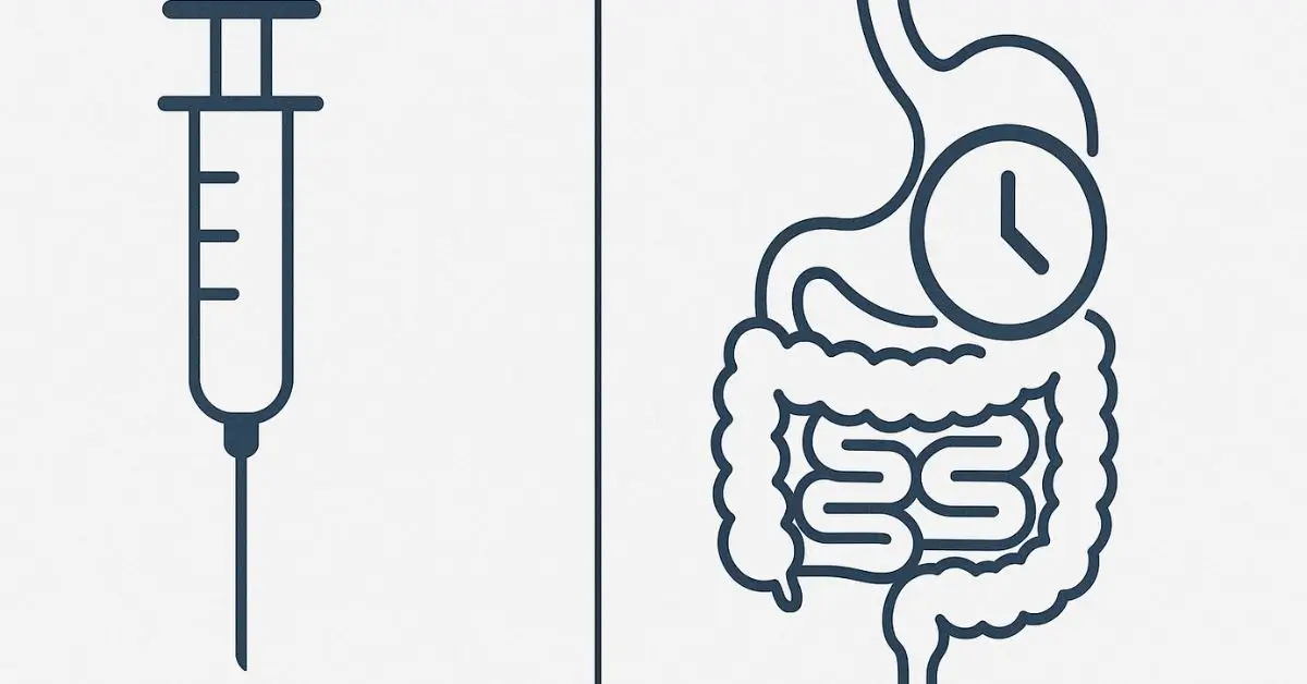 Relação entre canetas emagrecedoras como Ozempic e o atraso no esvaziamento gástrico do intestino